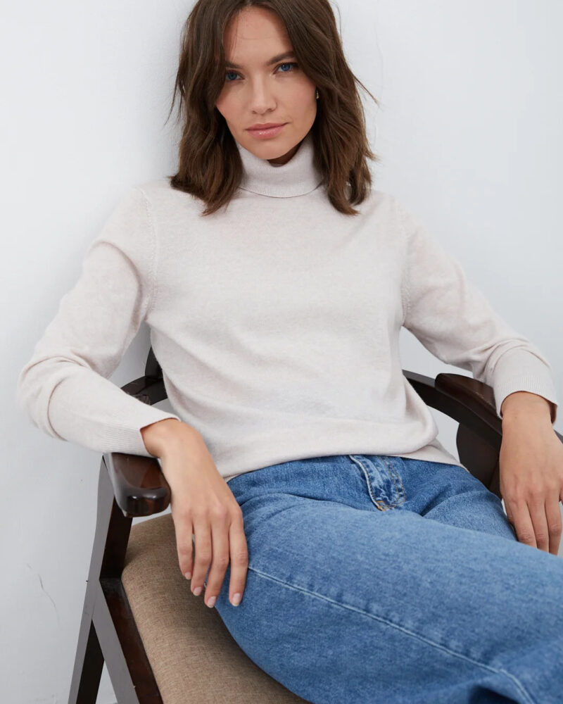 Jumper-WAJD-1-T0 light beige (Size 46) - (46, Бежевый)