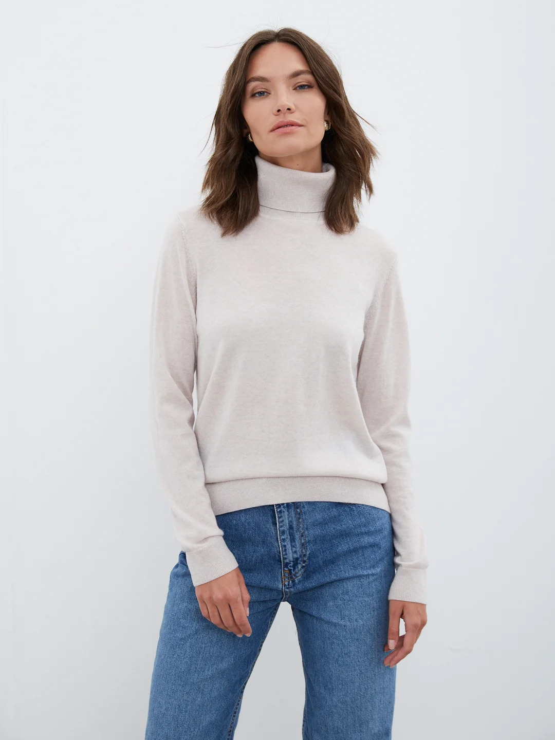 Jumper-WAJD-1-T0 light beige (Size 50) (50, Бежевый)