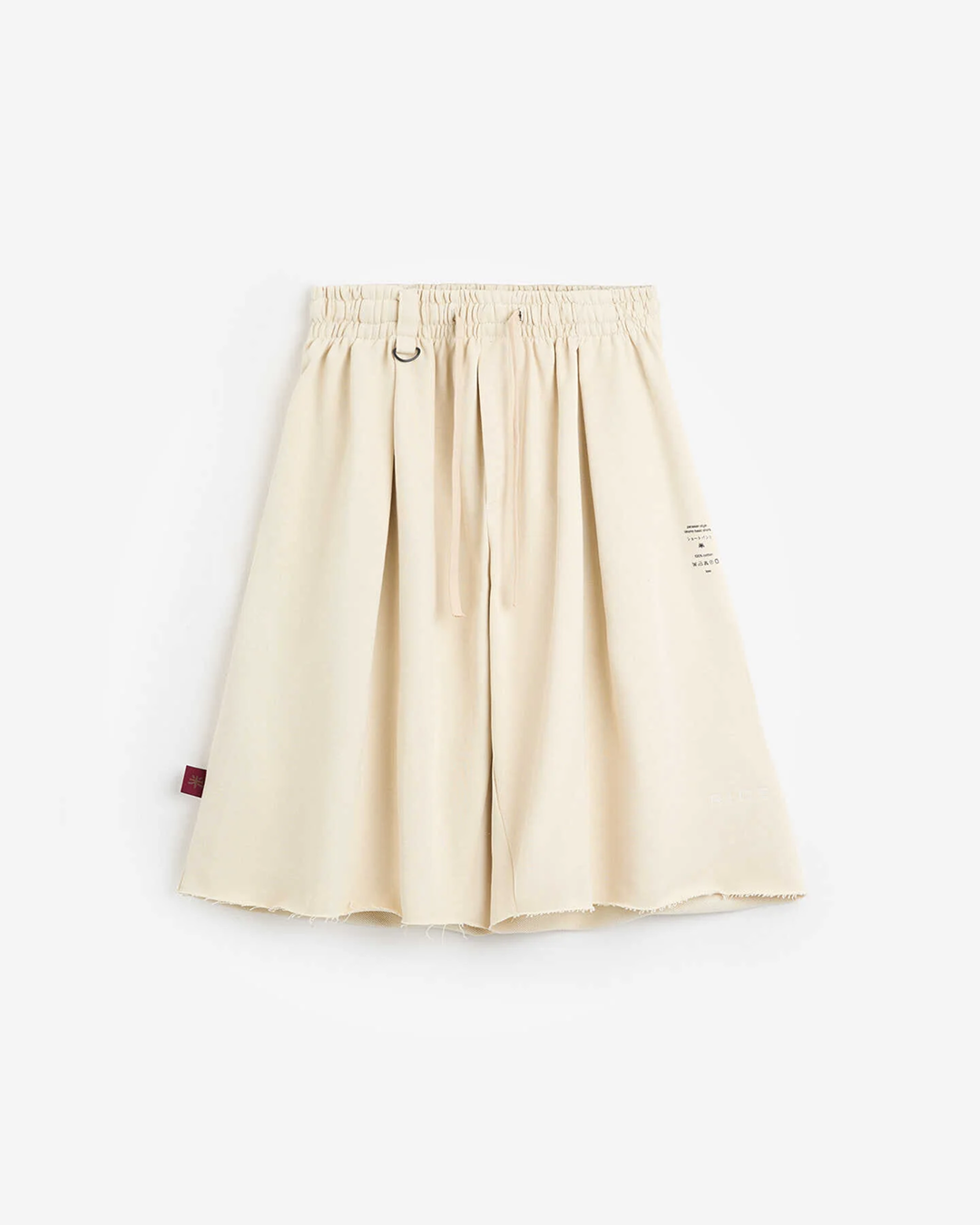 RICE LOGO SHORTS/BEIGE