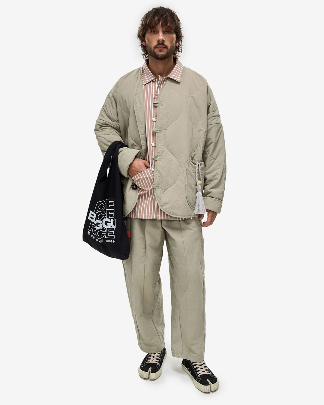 LINER JACKET OVERSIZE/OLIVA