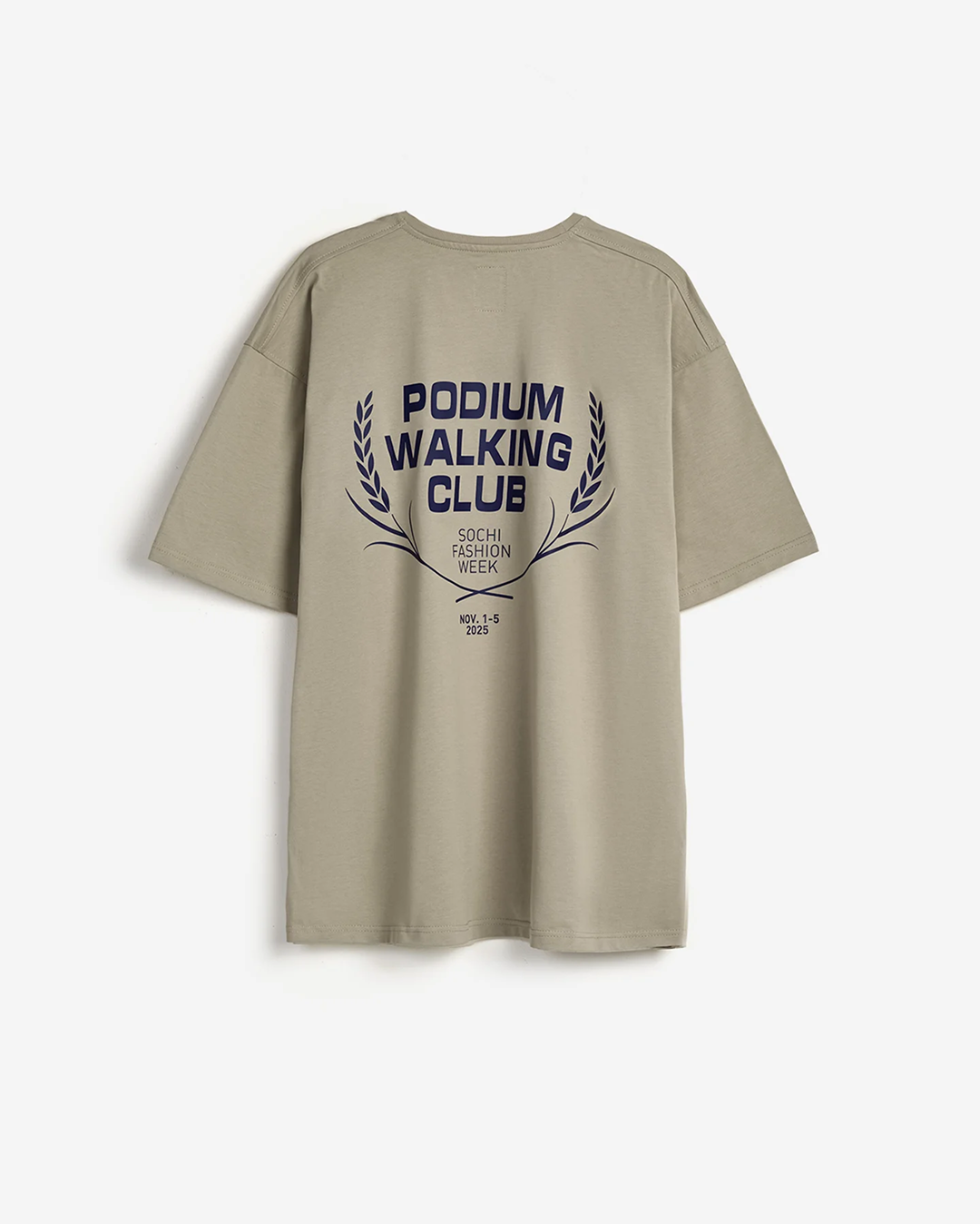 PODIUM WALKING CLUB TEE RETRO SPORT OLIVE
