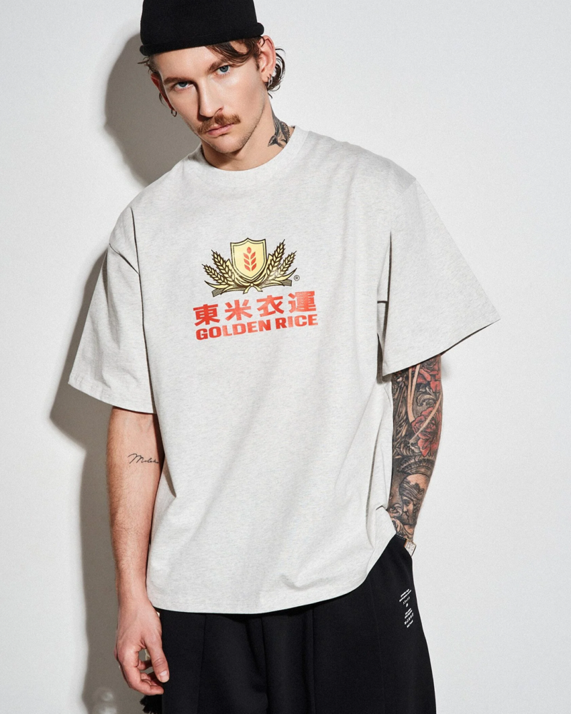 GOLDEN RICE LABEL TEE