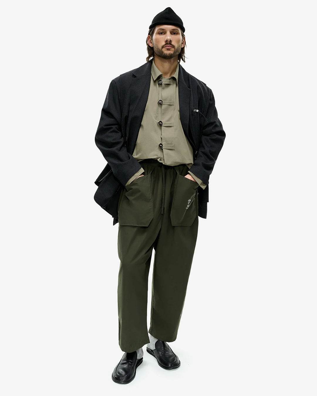 OPEN POCKET PANTS HAKI